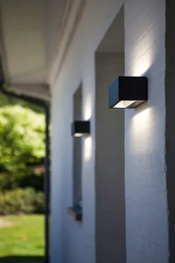 Eco-Light LED Outdoor Wandlampe Anthrazit 4000 K IP54 Up Down