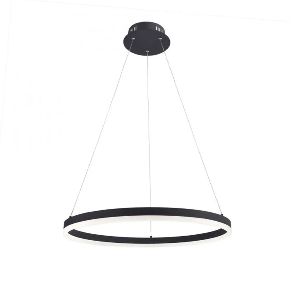 Discount Paul Neuhaus LED Pendelleuchte Anthrazit dimmbar 3000 K Ø60 cm Ring
