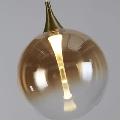 Searchlight LED Pendelleuchte Glaskugeln 107 cm 3000 K 8-flammig* Hängelampen|Led Lampen