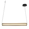 Searchlight LED Pendelleuchte in Gold Schwarz Metall 26 W 92 cm* Bürolampen|Wohnzimmerlampen