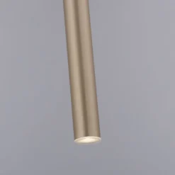 Sale Paul Neuhaus LED Pendelleuchte in Messing Metall Ø2,5 cm 4 W dimmbar