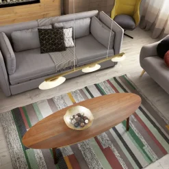 Outlet Trio Reality LED Pendelleuchte Metall Glas Messing 3-flammig 102 cm