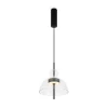 Sale Maytoni LED Pendelleuchte Metall Glas H: max. 348 cm Schwarz