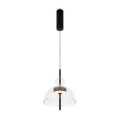 Sale Maytoni LED Pendelleuchte Metall Glas H: max. 348 cm Schwarz