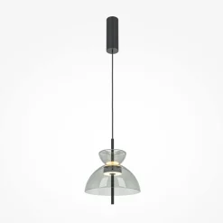 Maytoni LED Pendelleuchte Metall Rauchglas H: max. 348 cm BRUNO* Hängelampen|Led Lampen