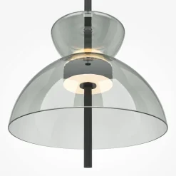 Maytoni LED Pendelleuchte Metall Rauchglas H: max. 348 cm BRUNO* Hängelampen|Led Lampen