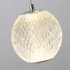 Searchlight LED Pendelleuchte Metall 5-flammig 21 W L:30 cm Chrom* Wohnzimmerlampen|Esszimmer Lampen