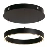 Searchlight LED Pendelleuchte Metall Schwarz rund Ø 44 cm Ring* Hängelampen|Led Lampen