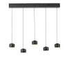 Just Light LED Pendelleuchte Schwarz Metall warmweiß 3000 K 110 cm* Hängelampen|Bürolampen