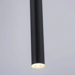 Paul Neuhaus LED Pendelleuchte Schwarz Metall Ø2,5 cm rund dimmbar* Hängelampen|Bürolampen