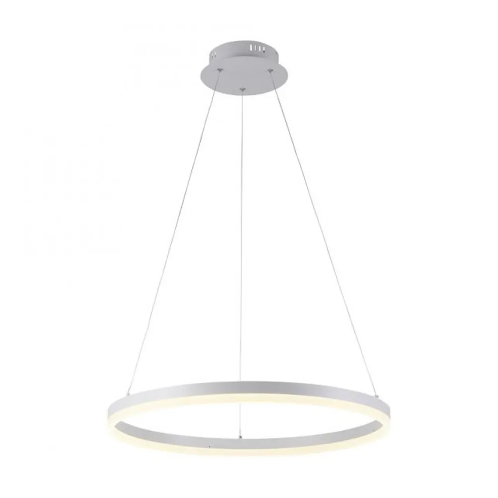 Paul Neuhaus LED Pendelleuchte Weiß dimmbar 38 W 3000 K Ø60 cm Ring* Hängelampen|Bürolampen