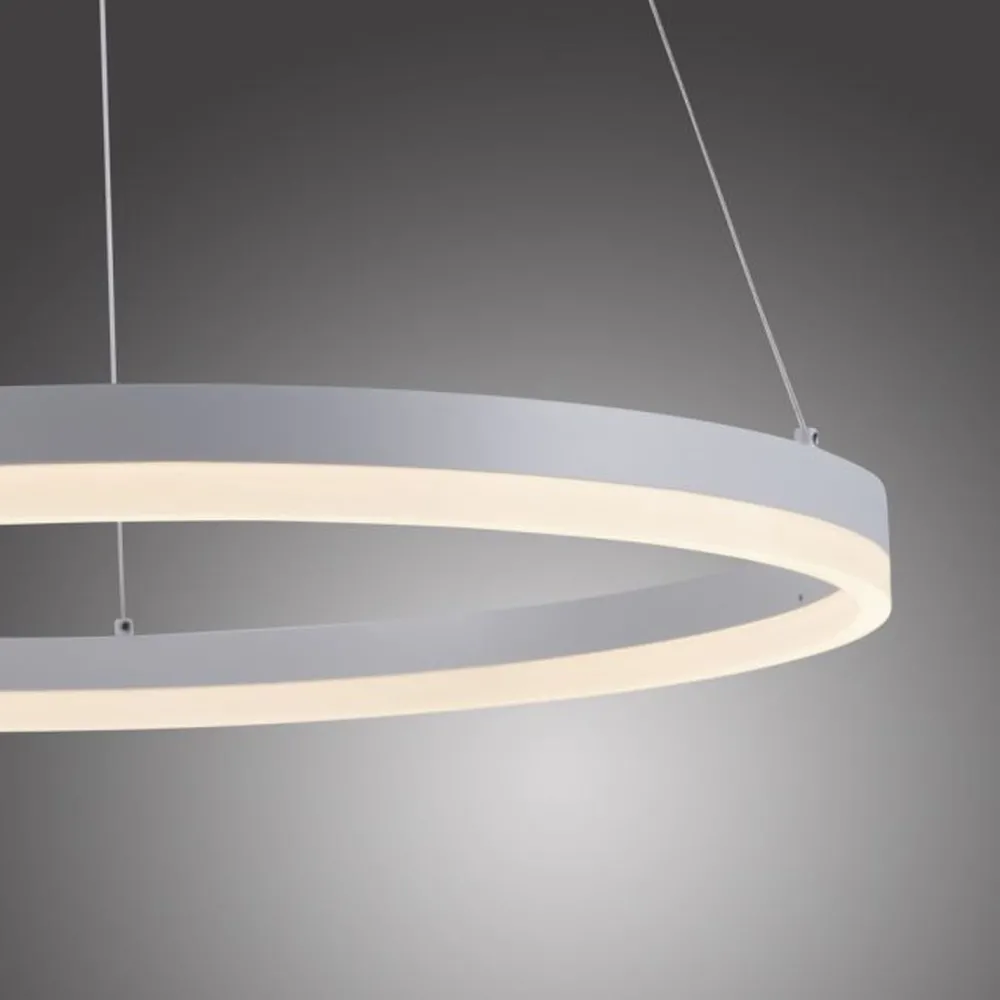 Paul Neuhaus LED Pendelleuchte Weiß dimmbar 38 W 3000 K Ø60 cm Ring* Hängelampen|Bürolampen