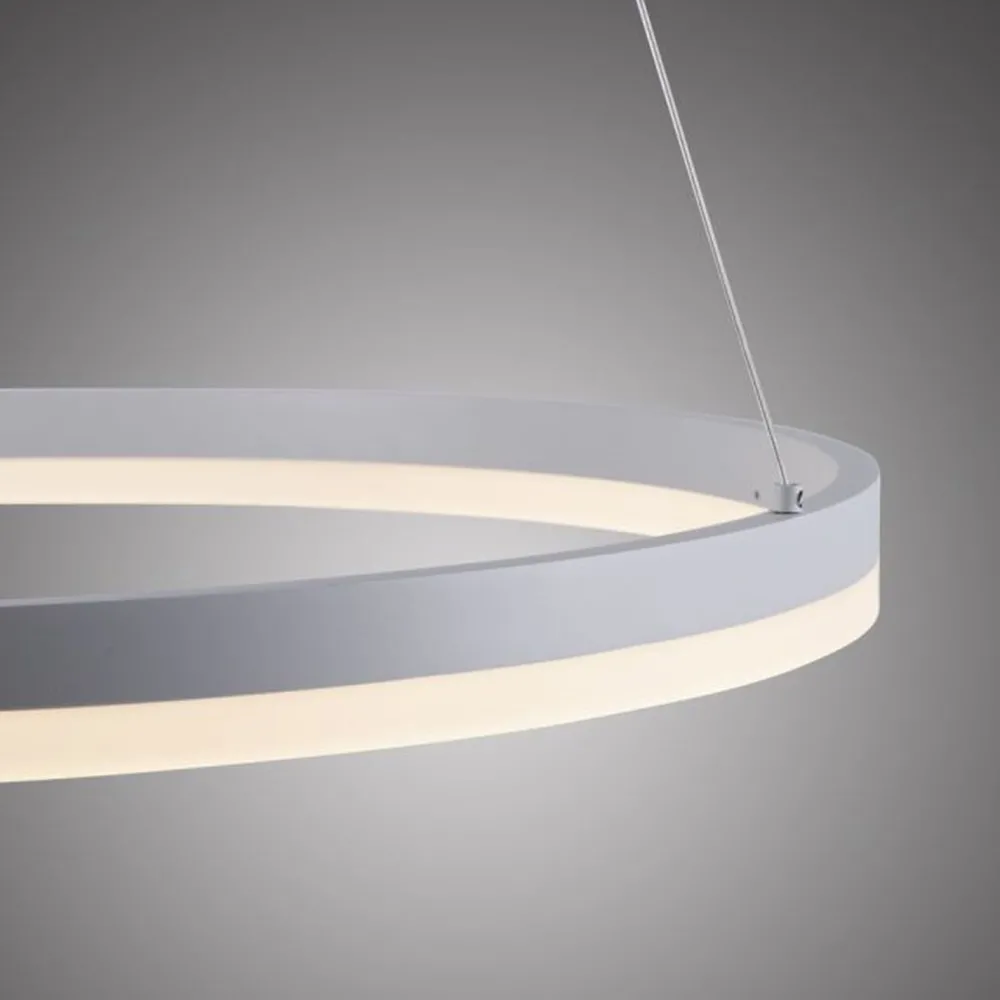 Paul Neuhaus LED Pendelleuchte Weiß dimmbar 38 W 3000 K Ø60 cm Ring* Hängelampen|Bürolampen