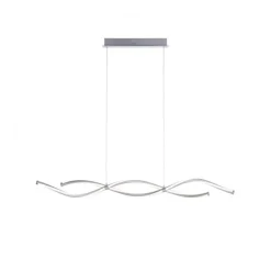 Paul Neuhaus LED Pendelleuchte Wellen in Stahl dimmbar 35 W 108 cm* Hängelampen|Bürolampen