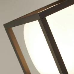 Discount Searchlight LED Pollerleuchte 65 cm IP54 Schwarz Weiß 3000 K 746 lm