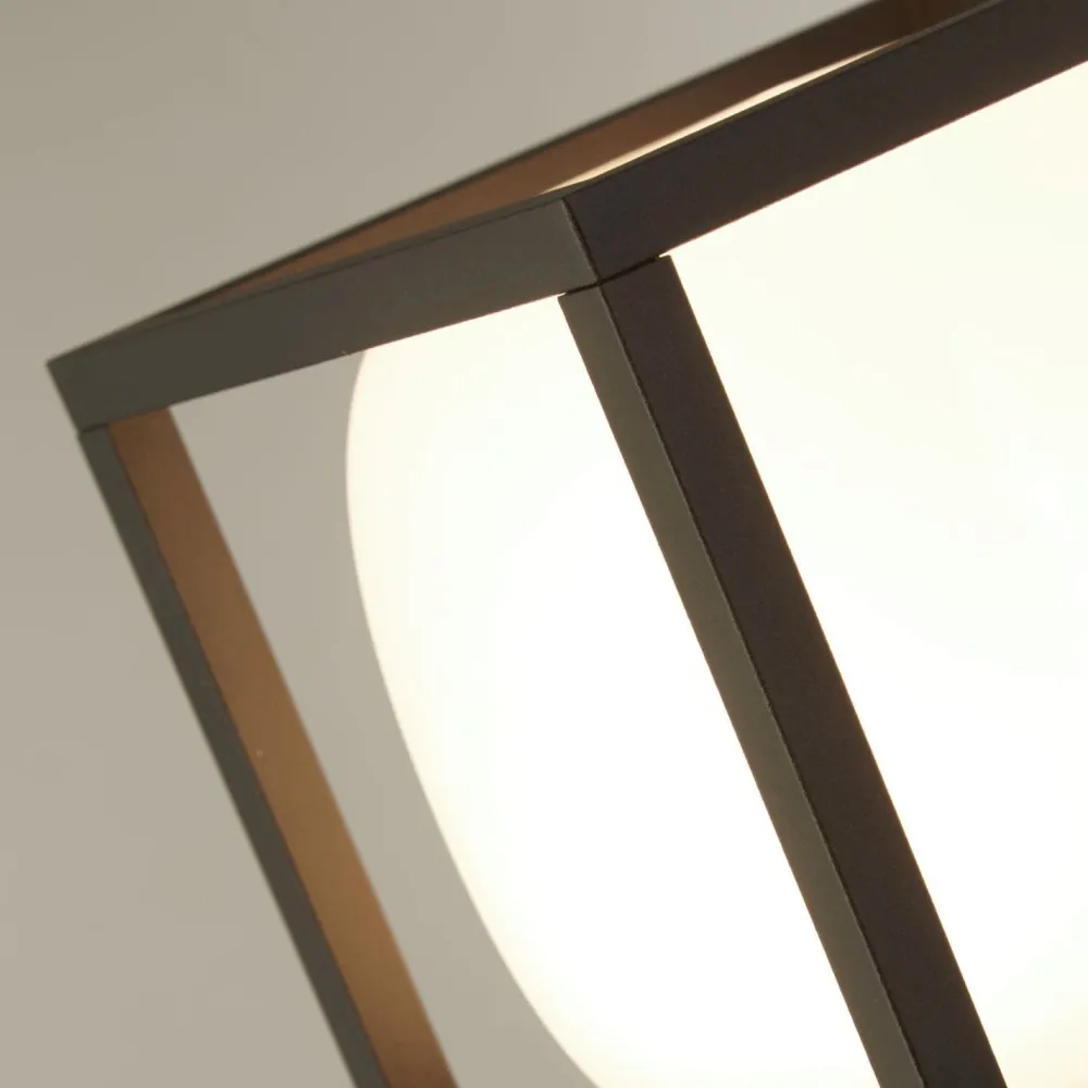 Discount Searchlight LED Pollerleuchte 65 cm IP54 Schwarz Weiß 3000 K 746 lm