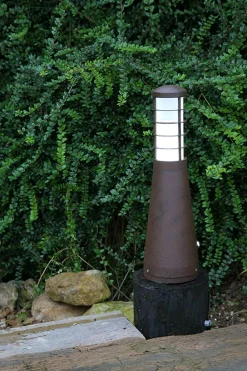 Elstead LED Pollerleuchte 37cm IP54 Terrasse Haus Aluminium* Außenleuchten Antik|Moderne Außenleuchten