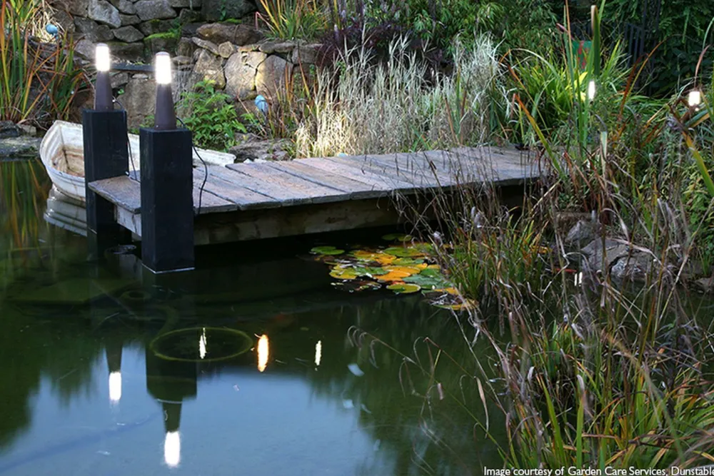 Outlet Elstead LED Pollerleuchte IP54 37cm Aluminium Modern Haus Garten