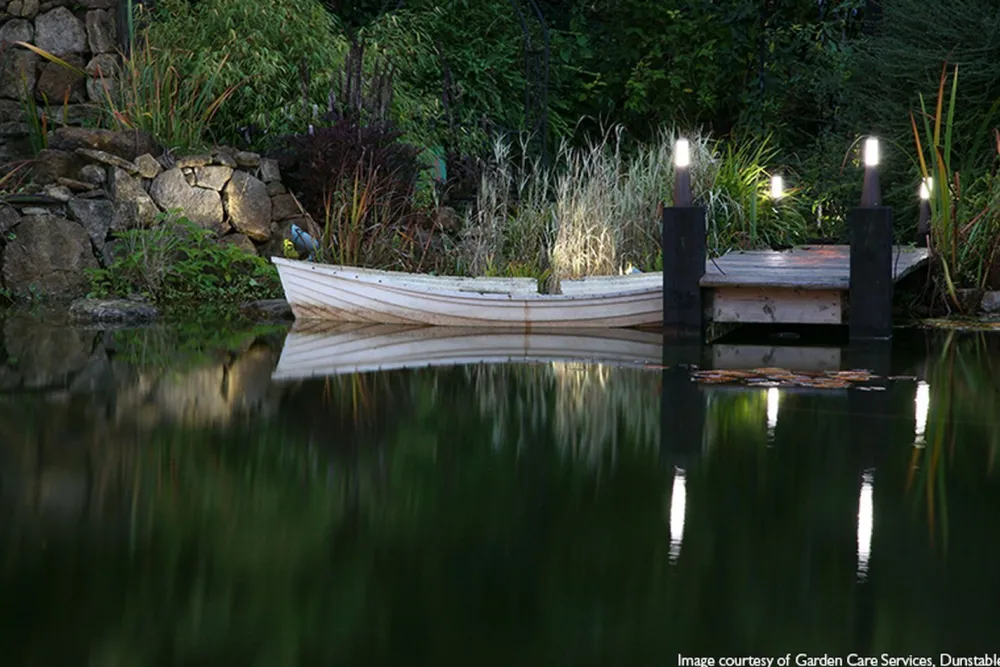 Outlet Elstead LED Pollerleuchte IP54 37cm Aluminium Modern Haus Garten