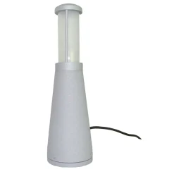 Elstead LED Pollerleuchte IP54 Silber 37cm Aluminium Modern