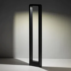 TK Lighting LED Pollerleuchte Metall 80 cm hoch IP54 Schwarz 3000 K* Metall Lampen|Wegeleuchten