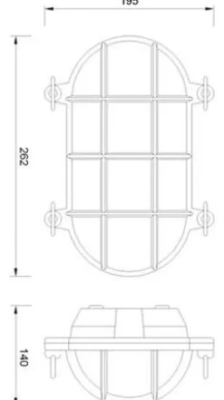 Outlet Laura Suardi LED Schiffslampe echtes Messing Maritim IP54
