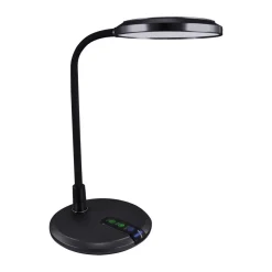 Strühm LED Schreibtischlampe Farbwechsel Touch Dimmer 40 cm Schwarz