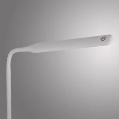 Just Light LED SchreibTischlampe Metall Weiß Touch 64 cm flexibel* Bürolampen|Schlafzimmer Lampen