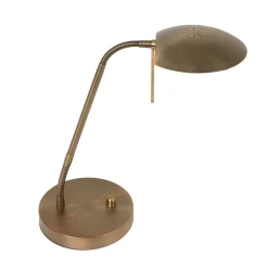 Outlet Steinhauer LED Schreibtischlampe Metall Glas 46 cm 10 W dimmbar