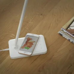 Outlet Just Light LED SchreibTischlampe Weiß Touch 61,5 cm 5 W flexibel