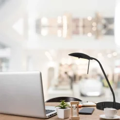 Hot Steinhauer LED Schreibtischleuchte dimmbar Schwarz 46 cm 2700 K