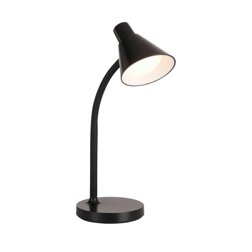 Just Light LED Schreibtischleuchte Metall 38 cm Schwarz 4 W Modern* Bürolampen|Schlafzimmer Lampen