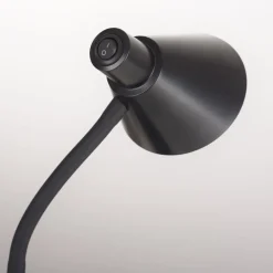 Just Light LED Schreibtischleuchte Metall 38 cm Schwarz 4 W Modern* Bürolampen|Schlafzimmer Lampen