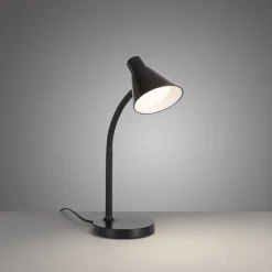 Just Light LED Schreibtischleuchte Metall 38 cm Schwarz 4 W Modern* Bürolampen|Schlafzimmer Lampen