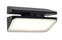 Eco-Light LED Solar Außenwandlampe mit Bewegungsmelder IP54 9 W* Solarleuchten|Led Außenleuchten