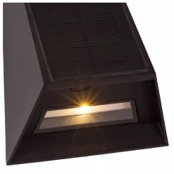 LED Solar Wandlampe Bewegungsmelder Up Down IP54 3150 K* Außenwandleuchten|Solarleuchten