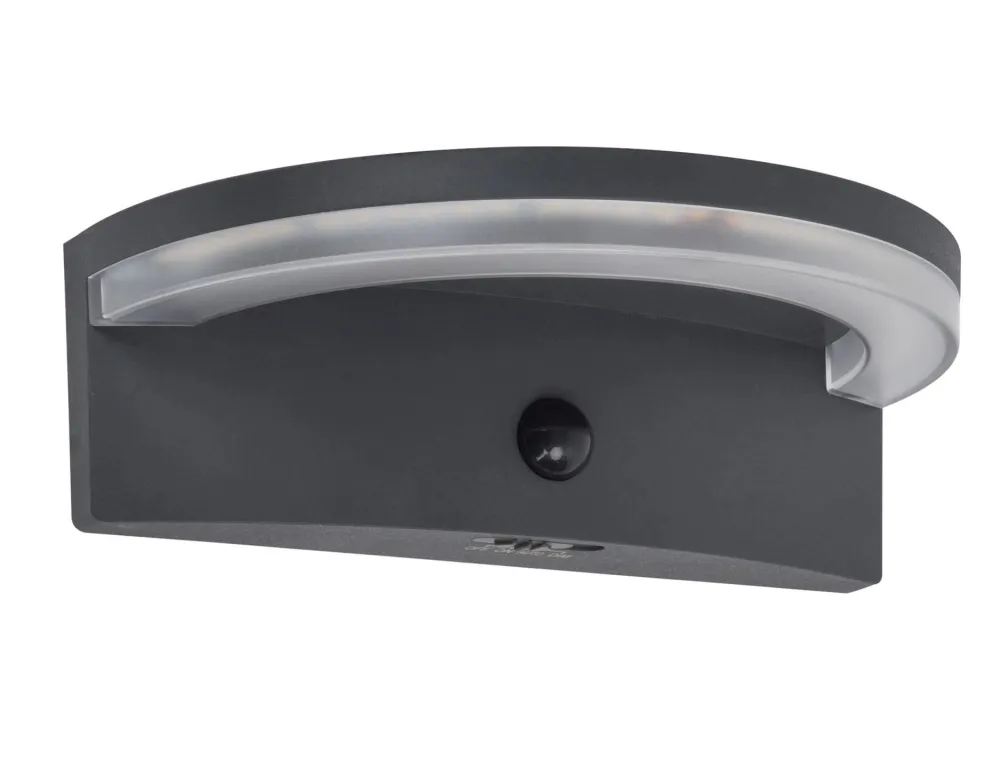 Hot Eco-Light LED Solar Wandlampe Bewegungsmelder IP44 B:19 cm 4000 K