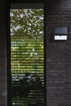 Eco-Light LED Solar Wandlampe Bewegungsmelder dimmbar 8 W IP44* Solarleuchten|Led Außenleuchten