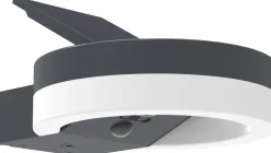 Clearance Eco-Light LED Solar Wandlampe Sensor Anthrazit IP54 12 W 4000 K