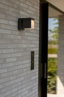 Online Eco-Light LED Solar Wandleuchte Bewegungsmelder IP54 H:13,5 cm