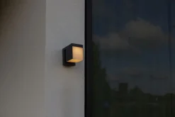 Online Eco-Light LED Solar Wandleuchte Bewegungsmelder IP54 H:13,5 cm