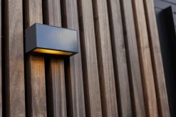 Eco-Light LED Solar Wandleuchte Bewegungssensor Anthrazit 3000 K* Solarleuchten|Led Außenleuchten