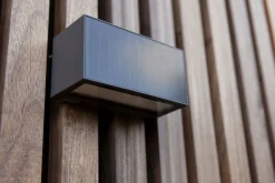 Eco-Light LED Solar Wandleuchte Bewegungssensor Anthrazit 3000 K* Solarleuchten|Led Außenleuchten