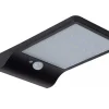 Online LED Solar Wandleuchte mit Bewegungsmelder Schwarz IP44
