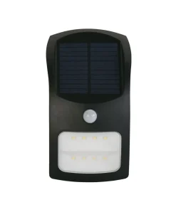 Outlet Searchlight LED Solarlampe mit Bewegungsmelder Metall IP44 Schwarz