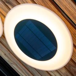 Online Newgarden LED Solarleuchte Wand IP65 3500 K Ø 27 cm rund Fernbedienung