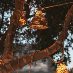 Best Newgarden LED Solarlichterkette Garten 5m lang Outdoor Jute IP44