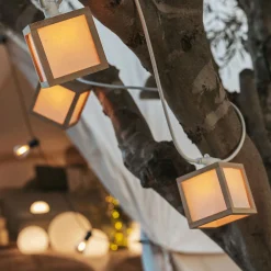 Outlet Newgarden LED Solarlichterkette IP44 Bambus 1800 K 5 m lang TAIYO