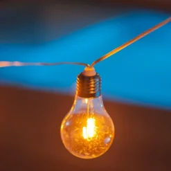 Newgarden LED Solarlichterkette IP44 4,5 m lang 2700 K Transparent* Außenlichterketten|Solarleuchten