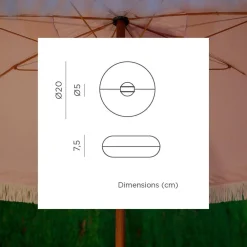 Newgarden LED Sonnenschirmleuchte Ø 20 cm Farbwechsel RGBWW Akku* Leuchtmittel|Kabellose Und Akku-Leuchten